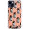 Bouffants and Broken Hearts Gray Scale Pineapple iPhone 15 Clear Case