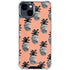 Bouffants and Broken Hearts Gray Scale Pineapple iPhone 15 Clear Case