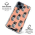 Bouffants and Broken Hearts Gray Scale Pineapple iPhone 15 Clear Case
