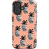Bouffants and Broken Hearts Gray Scale Pineapple iPhone 16 Impact Case