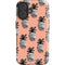 Bouffants and Broken Hearts Gray Scale Pineapple iPhone 16 Plus Impact Case