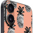 Bouffants and Broken Hearts Gray Scale Pineapple iPhone 16 Plus Skin