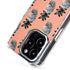 Bouffants and Broken Hearts Gray Scale Pineapple iPhone 16 Pro Max MagSafe Case