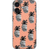 Bouffants and Broken Hearts Gray Scale Pineapple iPhone 16 Skin