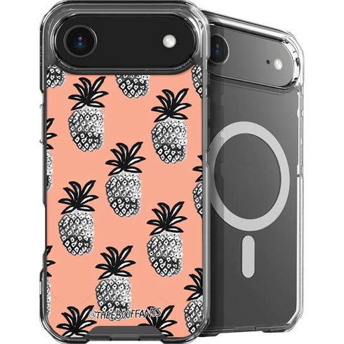 Bouffants and Broken Hearts Gray Scale Pineapple iPhone 17 Air MagSafe Case
