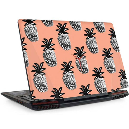 Bouffants and Broken Hearts Gray Scale Pineapple Legion Y720 Skin