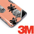 Bouffants and Broken Hearts Gray Scale Pineapple Moto E5 Plus Skin