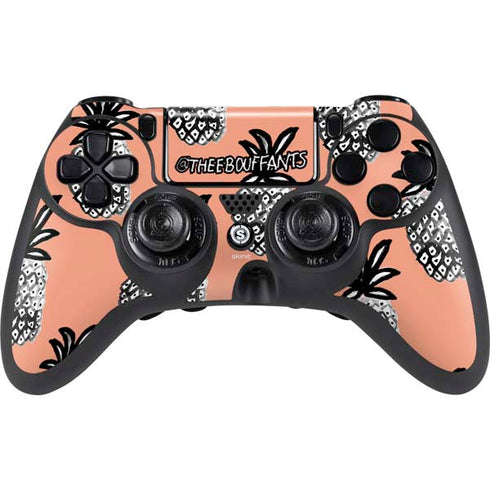 Bouffants and Broken Hearts Gray Scale Pineapple PlayStation PS4 Skins