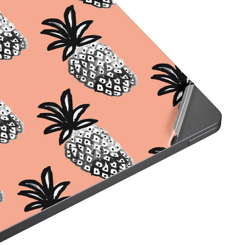 Bouffants and Broken Hearts Gray Scale Pineapple Surface Laptop 7 13.8in Skin