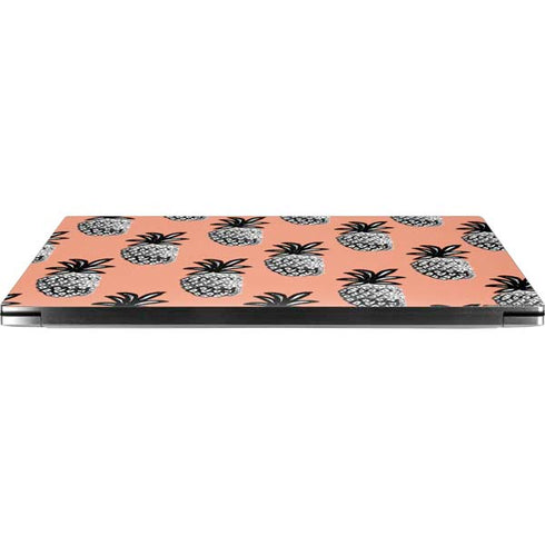 Bouffants and Broken Hearts Gray Scale Pineapple Dell XPS Skin