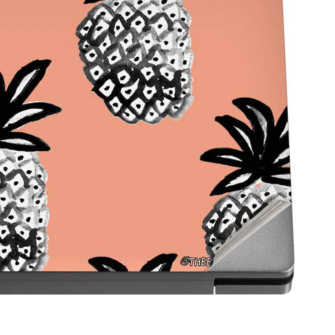 Bouffants and Broken Hearts Gray Scale Pineapple Dell XPS Skin