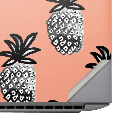 Bouffants and Broken Hearts Gray Scale Pineapple HP ZBook Fury 16 G10 Skin