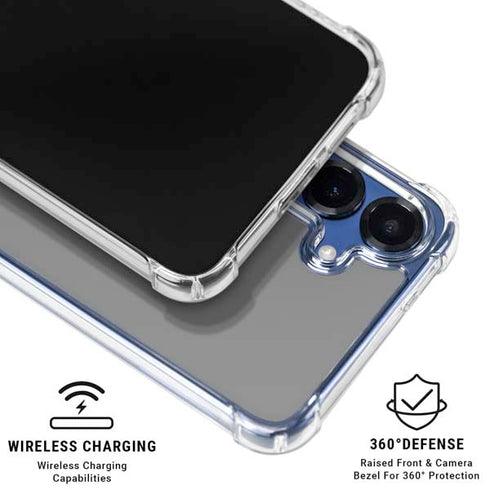 Gray Galaxy S25 Clear Case