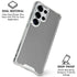 Gray Galaxy S25 Ultra Clear Case