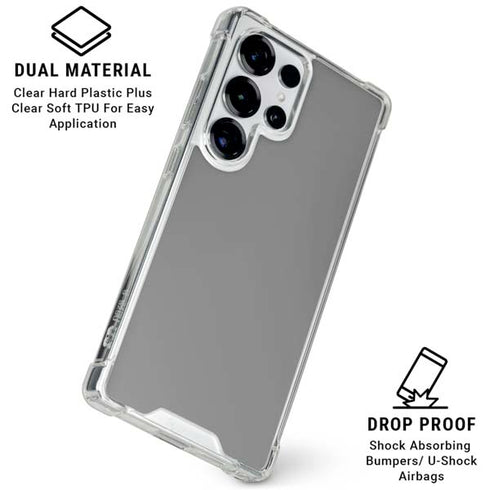 Gray Galaxy S26 Ultra Clear Case