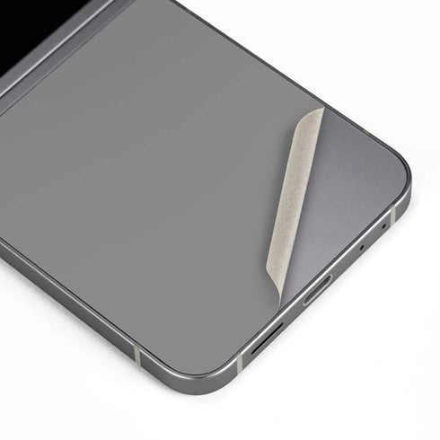 Gray Galaxy Z Flip6 Skin