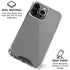 Gray iPhone 16 Pro Clear Case