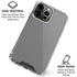 Gray iPhone 16 Pro Max Clear Case