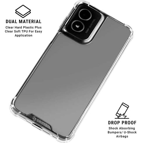 Gray Moto G Power 5G (2024) Clear Case