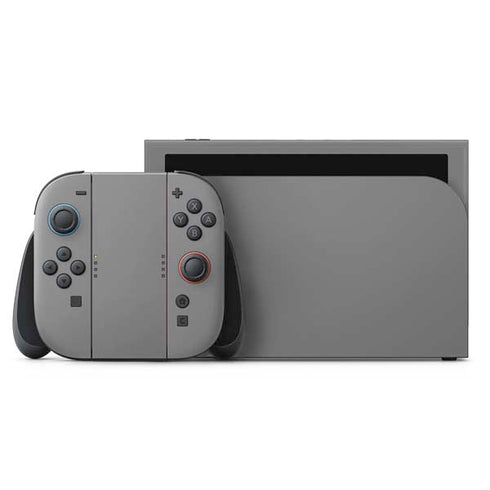 Gray Nintendo Switch 2 (2025) with Joy-Con Skin