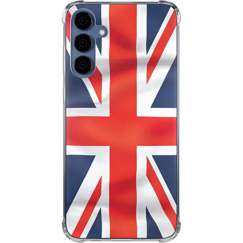 Great Britain Flag Galaxy A55 5G Clear Case