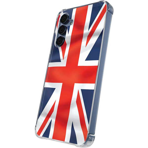 Great Britain Flag Galaxy A55 5G Clear Case