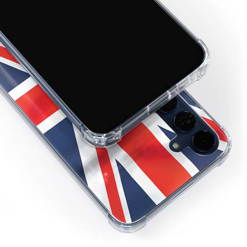 Great Britain Flag Galaxy A55 5G Clear Case