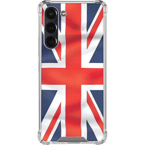 Great Britain Flag Galaxy S24 FE Clear Case