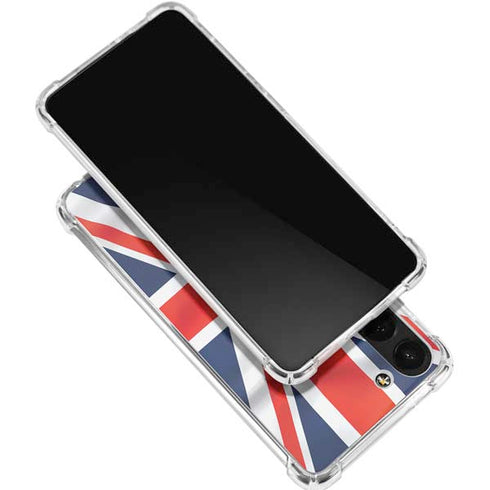 Great Britain Flag Galaxy S24 FE Clear Case