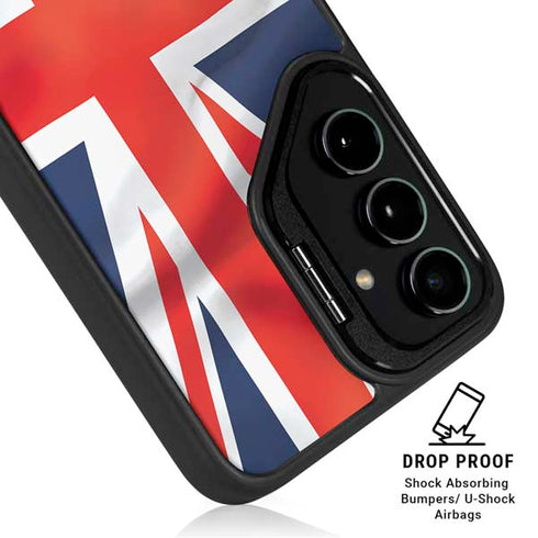 Great Britain Flag Galaxy S24 FE Kickstand Case