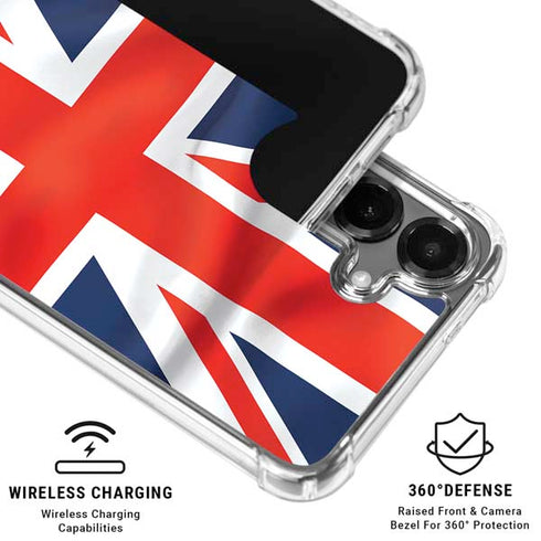 Great Britain Flag Galaxy S26 Clear Case
