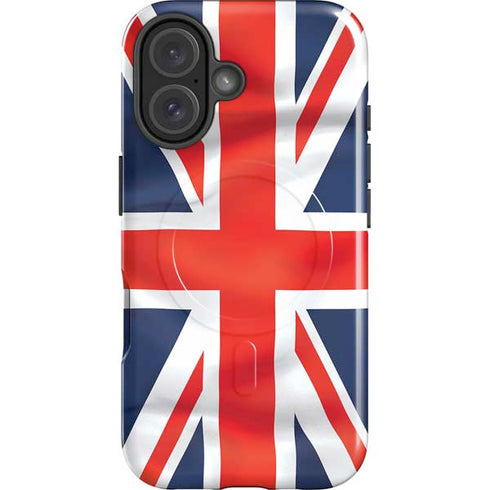 Great Britain Flag iPhone 16 Magsafe Impact Case