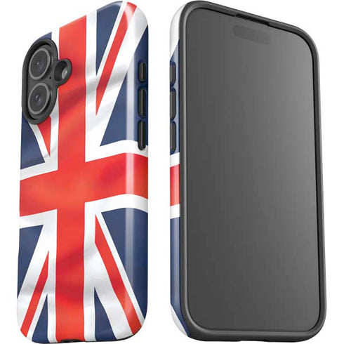 Great Britain Flag iPhone 16 Plus Impact Case
