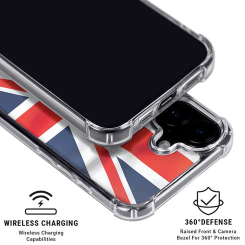 Great Britain Flag iPhone 16 Plus MagSafe Case