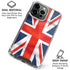 Great Britain Flag iPhone 16 Pro Max Clear Case