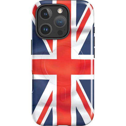 Great Britain Flag iPhone 16 Pro Max Magsafe Impact Case