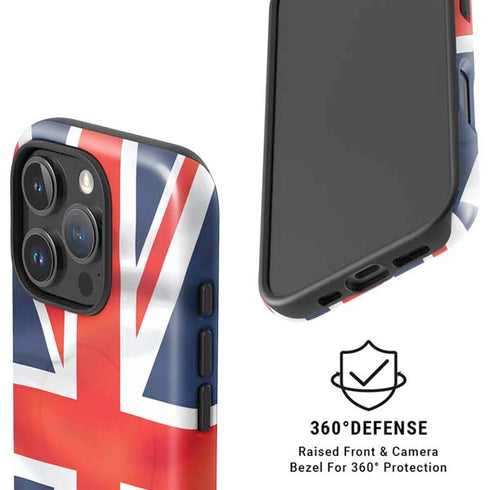 Great Britain Flag iPhone 16 Pro Max Magsafe Impact Case