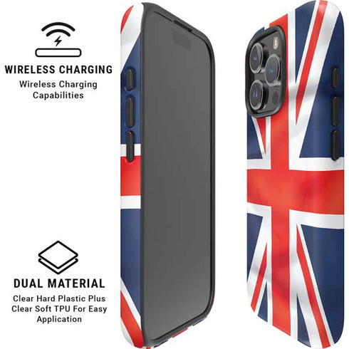 Great Britain Flag iPhone 16 Pro Max Magsafe Impact Case