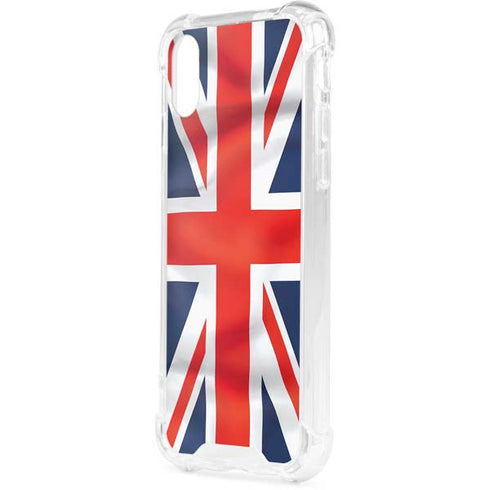Great Britain Flag iPhone XS Clear Case
