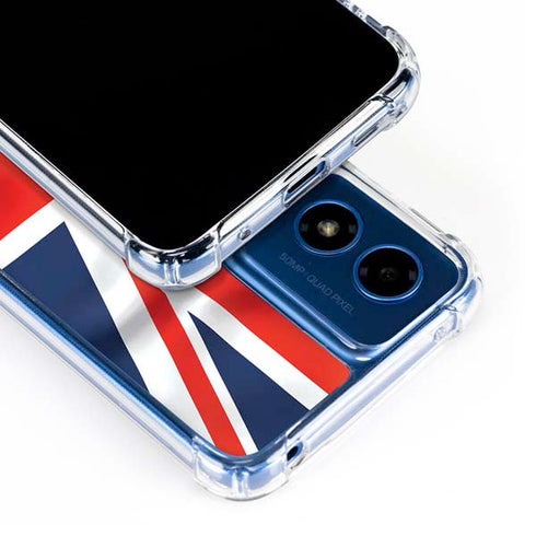 Great Britain Flag Moto G 5G (2024) Clear Case