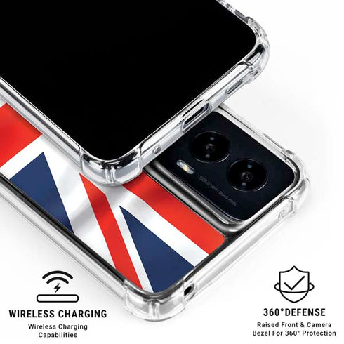 Great Britain Flag Moto G Power 5G (2024) Clear Case