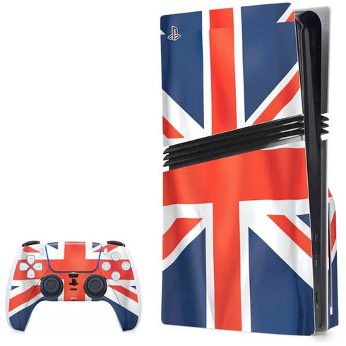 Great Britain Flag PS5 Pro Disk Bundle Skin