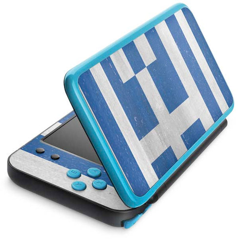 Greece Flag Distressed Nintendo Skins