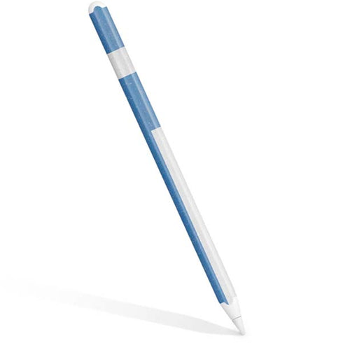 Greece Flag Distressed Apple Pencil (2nd Gen 2019) Skin