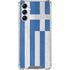 Greece Flag Distressed Gabb Phone 4 Clear Case