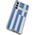 Greece Flag Distressed Galaxy A16 5G Clear Case