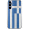 Greece Flag Distressed Galaxy A35 5G Clear Case