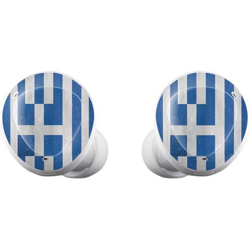 Greece Flag Distressed Galaxy Buds Plus Skin