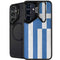 Greece Flag Distressed Galaxy S24 FE Kickstand Case