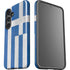 Greece Flag Distressed Galaxy S25 Plus Impact Case